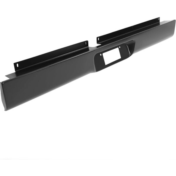 Black Steel Rear Bumper Roll Pan for Dodge Dakota 1997-2004 - Image 4