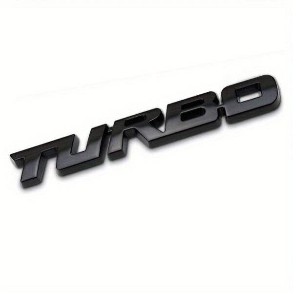 TURBO Metal Car Emblem Badge Sticker - Image 3