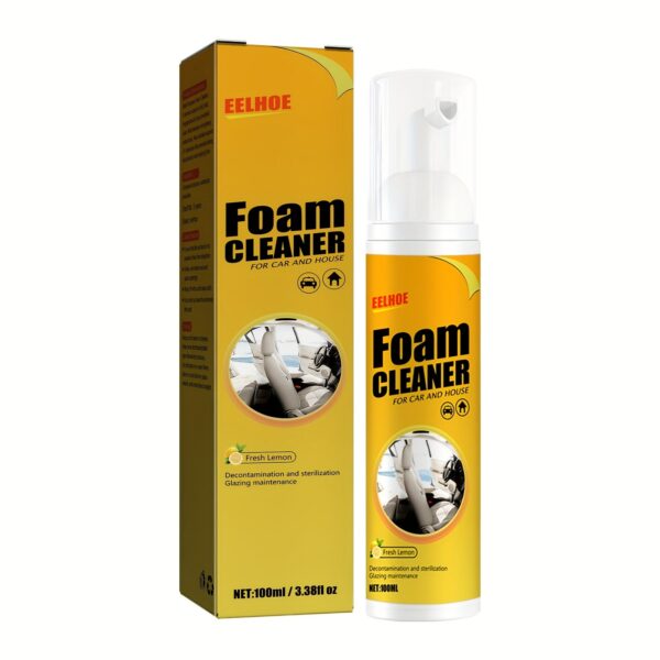 Car Interior Foam Cleaner Spray 3.38oz for Dashboard and Seats
