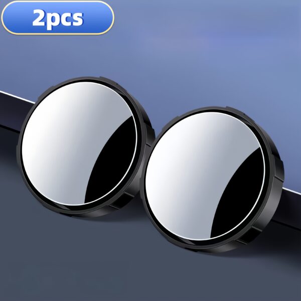 Blind Spot Car Mirror Round Convex 360° Wide Angle 2-inch 2-Pack