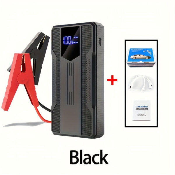 Portable Car Jump Starter 99800mAh with Emergency Power Bank and LED Flashlight - Image 7