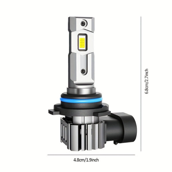 LED Headlight Bulb Kit - 9006/HB4 H11 16000LM 6000K White (2 Sets) - Image 5