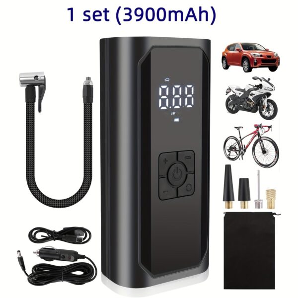 Portable Air Compressor 150PSI with Digital Gauge