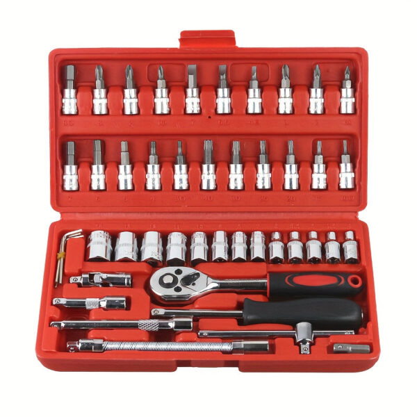 315pc Auto Mechanic Tool Kit with Ratchet Torque Wrench Set - Image 8