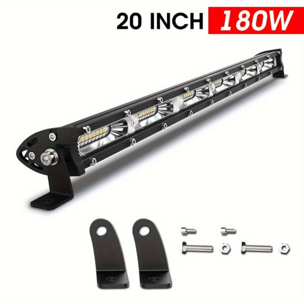 20 Inch LED Light Bar 180W Single Row 12V 24V