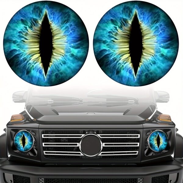 Beast Eyes Headlight Decals for Jeep - 2 Pack - Image 5