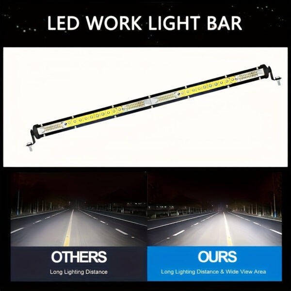 21-inch LED Light Bar - 220W Single Row for Off-Road Vehicles - Image 5