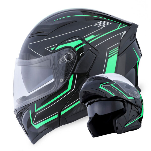 Motorcycle Modular Full Face Helmet with Dual Visor - Image 16