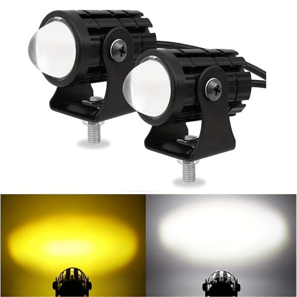 LED Work Light 24W Dual Color White/Amber 20000LM DC9-80V 2-Pack