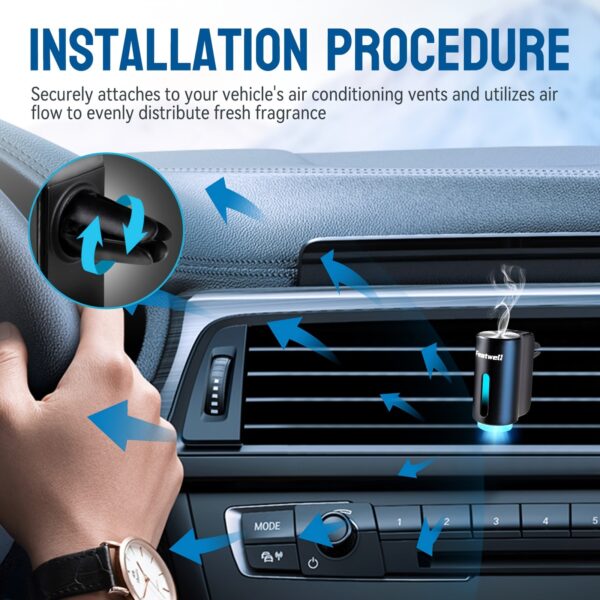 Car Air Diffuser Aromatherapy Essential Oil Humidifier