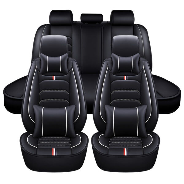Car Seat Covers Full Set Faux Leather Universal Fit - Image 8