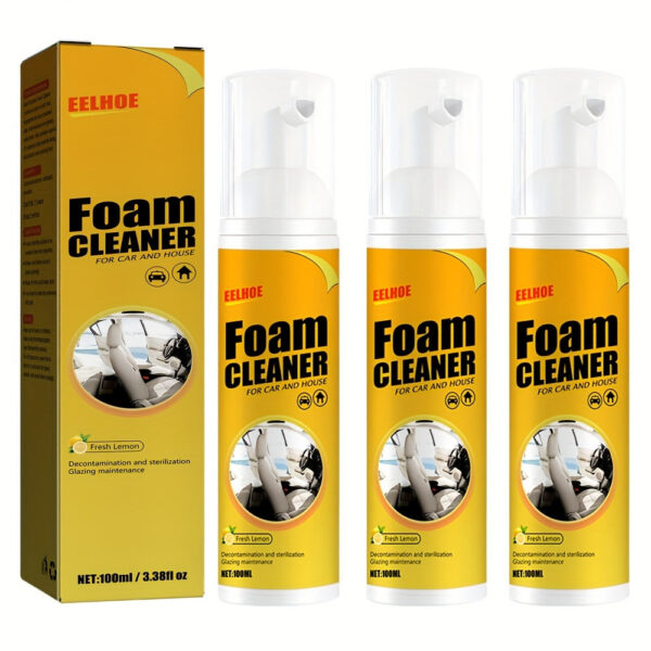 EELHOE Interior Foam Cleaner for Car Leather & Plastic Surfaces No-Rinse - Image 9