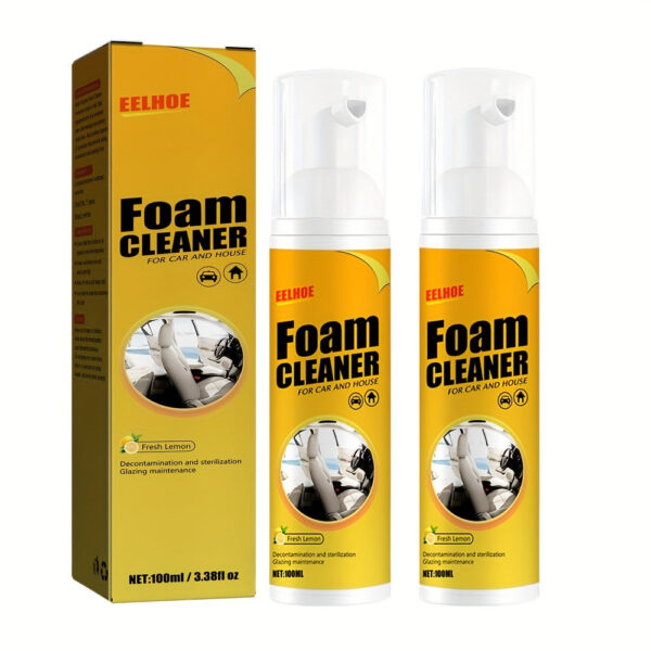 EELHOE Interior Foam Cleaner for Car Leather & Plastic Surfaces No-Rinse - Image 10