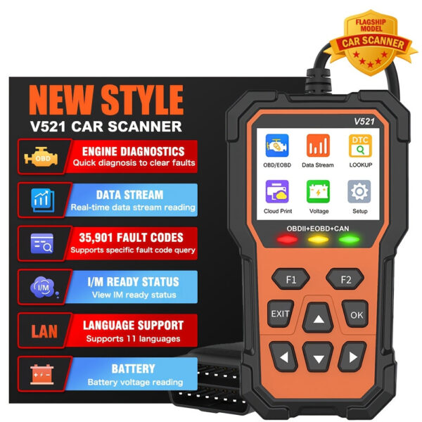 OBD2 Scanner Engine Diagnostic Code Reader Tool
