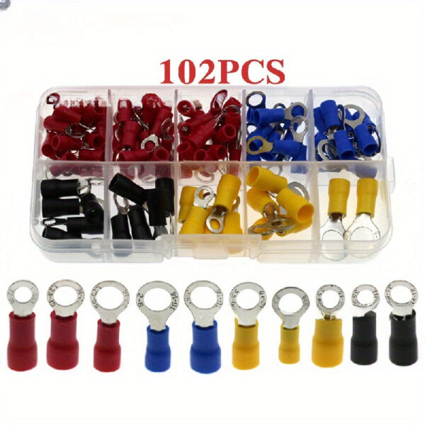 Crimp Terminal Connector Kit 102pc with Case