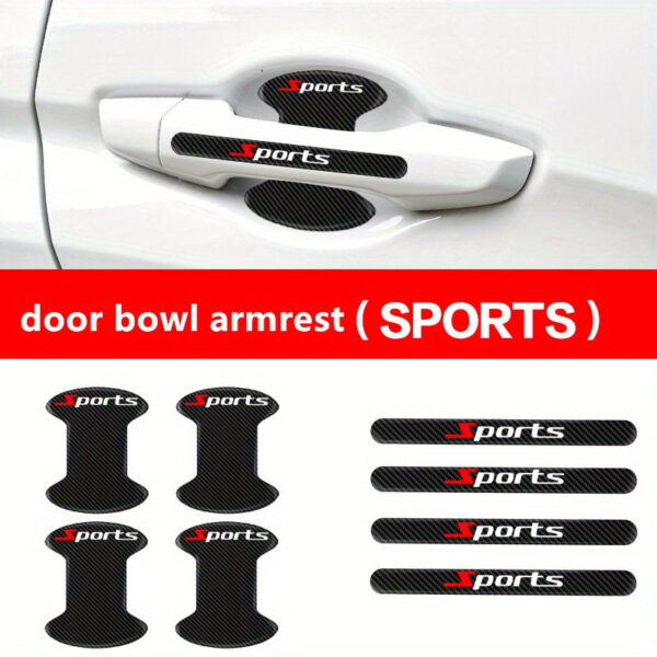 Universal Car Door Handle Protector Set - 8pc Paint Protection Covers