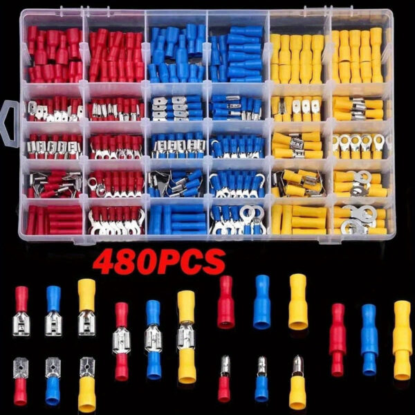 Insulated Wire Terminal Crimping Connector Kit - Image 2