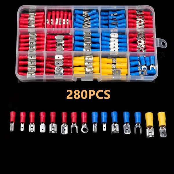 Insulated Wire Terminal Crimping Connector Kit