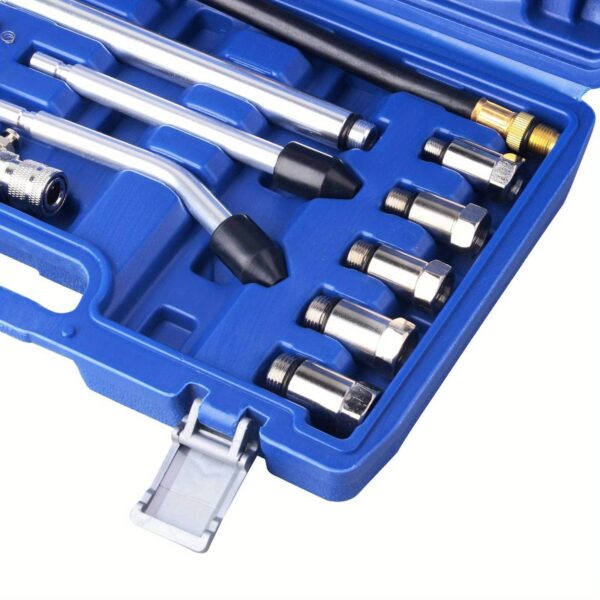 Cylinder Compression Tester Kit 11pc Auto Engine Gauge Tool - Image 3