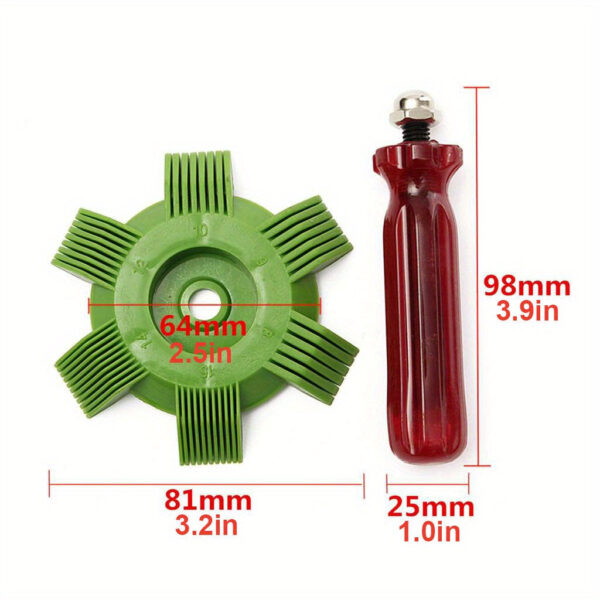 Car AC Condenser Fin Repair Tool Radiator Straightener 2-Pack - Image 2