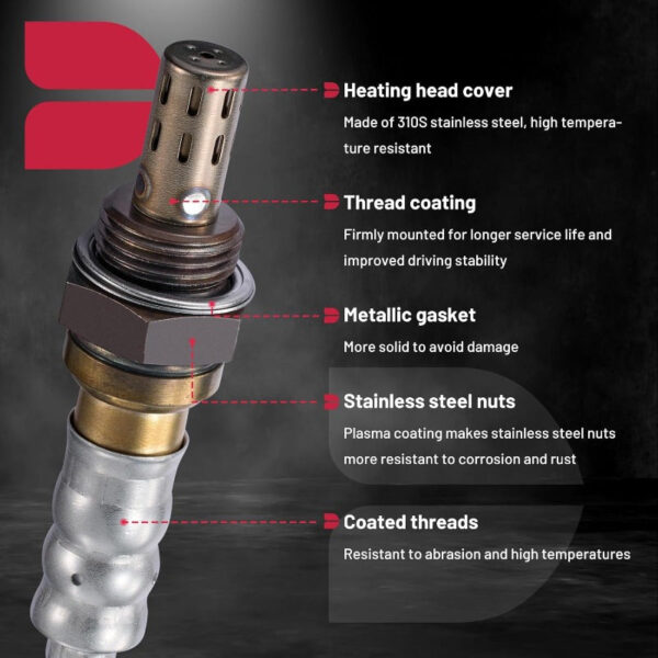 4-Piece Oxygen Sensor Kit - Chevy GMC 234-4668 - Image 3