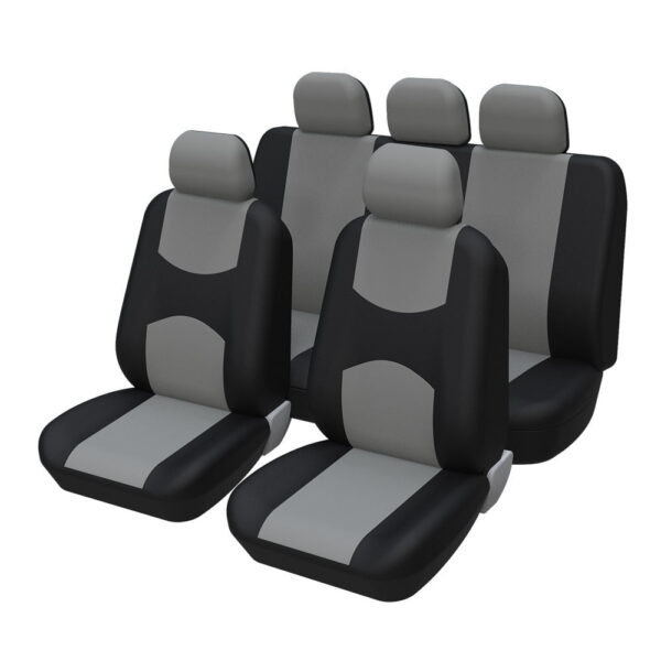 Universal 5 Seat Car Seat Covers Full Set Polyester
