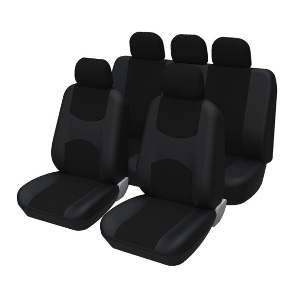 Universal 5 Seat Car Seat Covers Full Set Polyester - Image 4