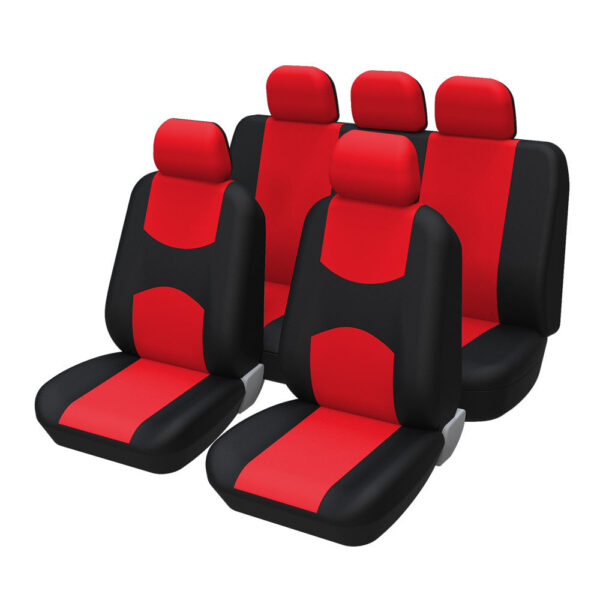 Universal 5 Seat Car Seat Covers Full Set Polyester - Image 5