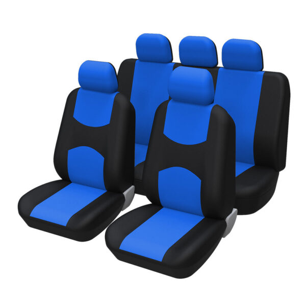 Universal 5 Seat Car Seat Covers Full Set Polyester - Image 2