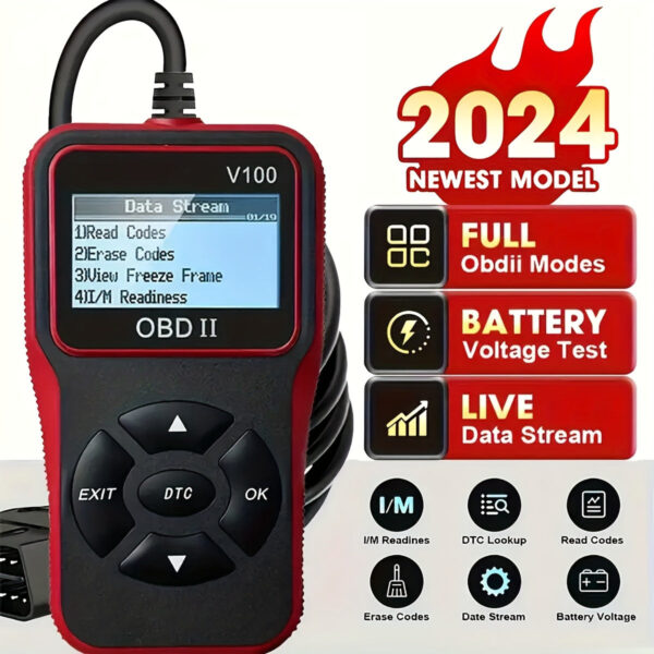 OBD2 Car Diagnostic Scanner Code Reader for Vehicles Since 1996