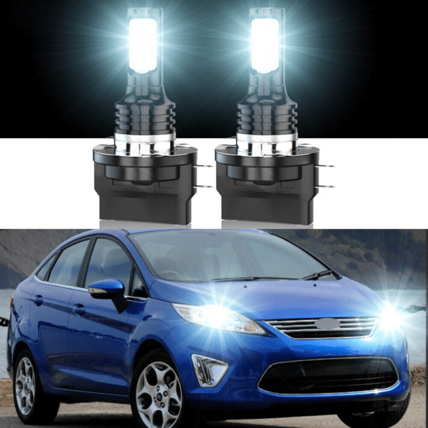 H11B LED Headlight Bulbs 6000K - Ford Fiesta 2011-2013 Low Beam (2-Pack) - Image 3