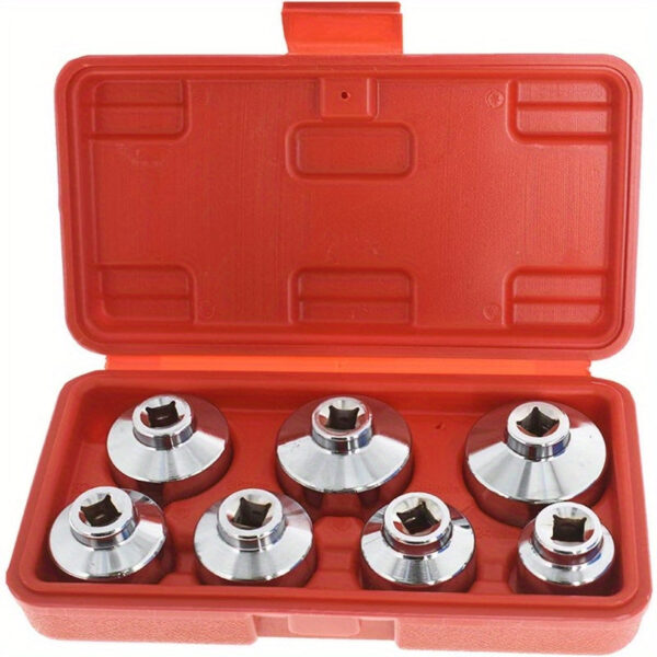 7-Piece Oil Filter Socket Wrench Set 24-38mm - Image 7