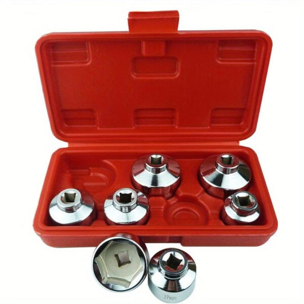 7-Piece Oil Filter Socket Wrench Set 24-38mm - Image 4