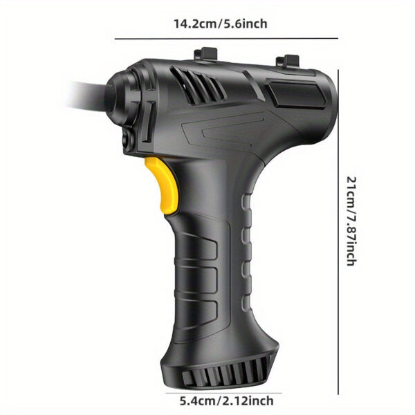 Portable Cordless Tire Inflator with Digital Gauge 120W USB Rechargeable - Image 4