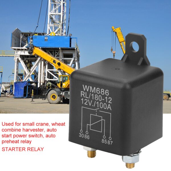 Heavy Duty Car Starter Relay 12V 100A - Image 7