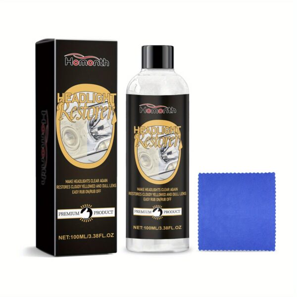 Headlight Restoration Fluid - Car & Motorcycle Crystal Coating - Image 3