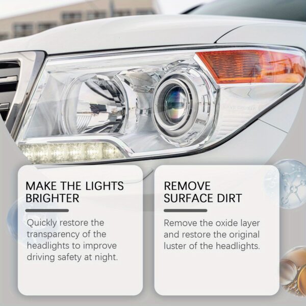 Headlight Restoration Fluid - Car & Motorcycle Crystal Coating - Image 5