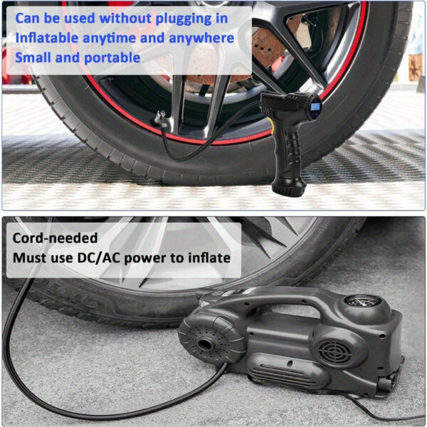 Cordless Air Compressor Tire Inflator with Digital Gauge - Image 4