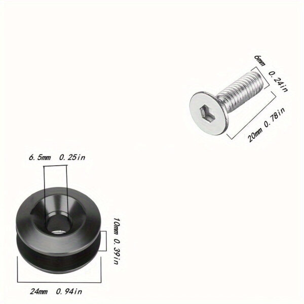 Quick Release Car Bumper Fastener Kit with Spacers - Image 3