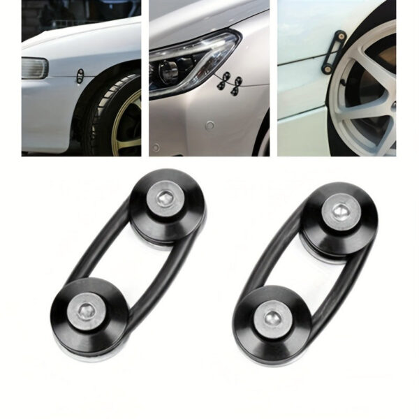 Quick Release Car Bumper Fastener Kit with Spacers