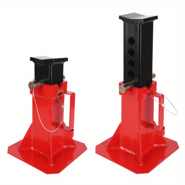 12 Ton Car Jack Stands with Lock Pin - Adjustable Height (2 Pack) - Image 3