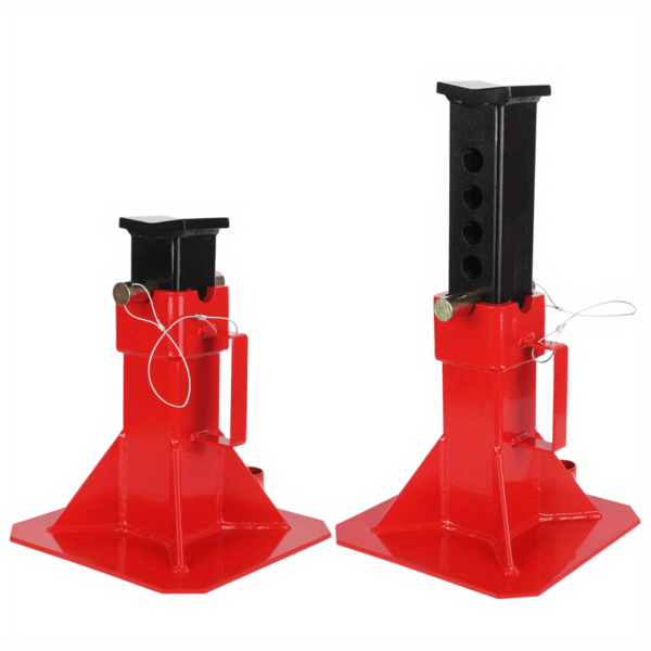 12 Ton Car Jack Stands with Lock Pin - Adjustable Height (2 Pack)