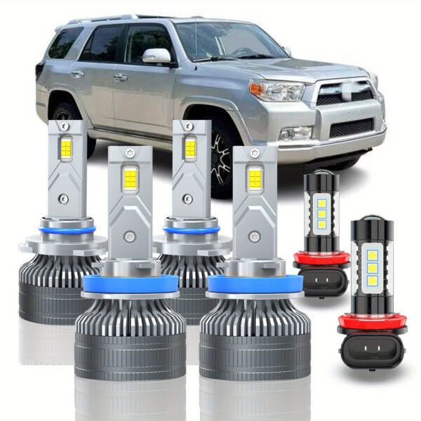 Toyota 4Runner LED Headlight Kit (2010-2020) - 9005/H11/H8 6500K 800% Brighter - Image 7