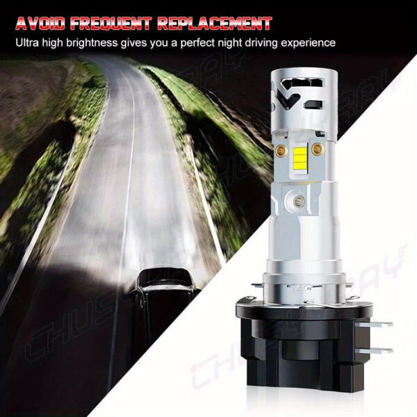 LED Headlight & Fog Light Bulb Set for Kia Optima 2011-2013 6000K - Image 5