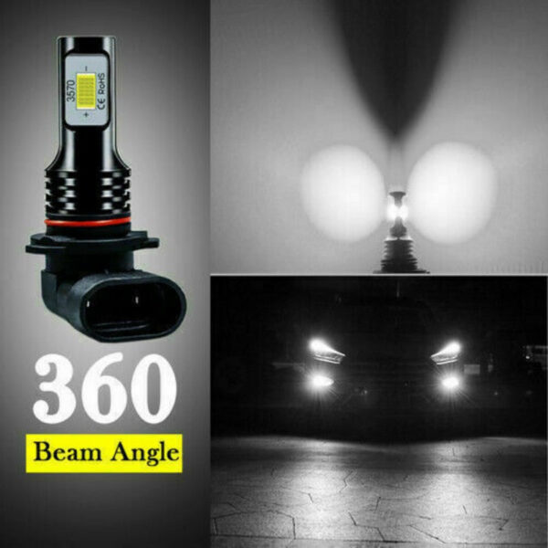 Toyota Camry LED Headlight and Fog Light Bulb Kit 6000K 2007-2014 (6-Pack)