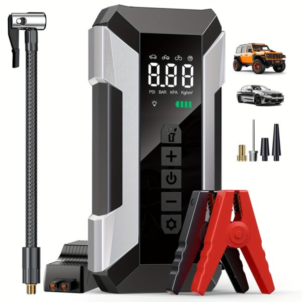 Portable Car Jump Starter 3000A with Air Compressor 150PSI