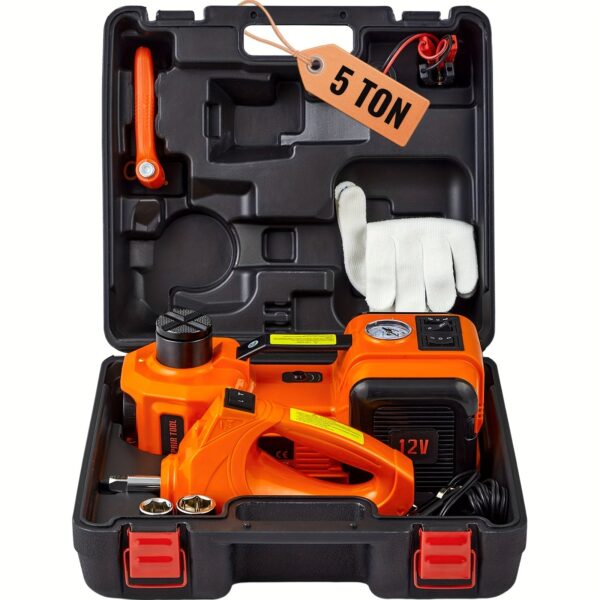 Electric Car Jack 5 Ton Hydraulic Lift with Impact Wrench - Image 7