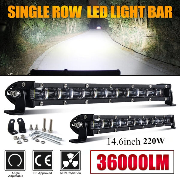 21.3 Inch LED Work Light 220W High Brightness Off-road Vehicle Light - Image 3