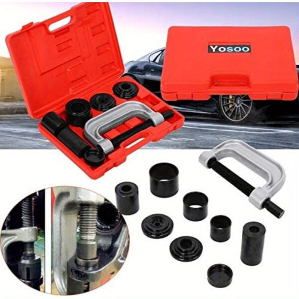 4-in-1 Ball Joint Service Tool Kit - U Joint & Brake Anchor Pin Remover Set - Image 2