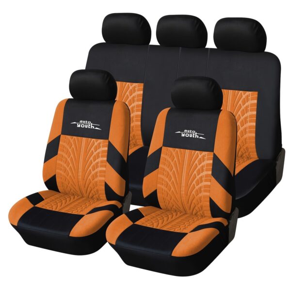 Universal Car Seat Cover Set - Full Set with Split Rear Bench - Image 3